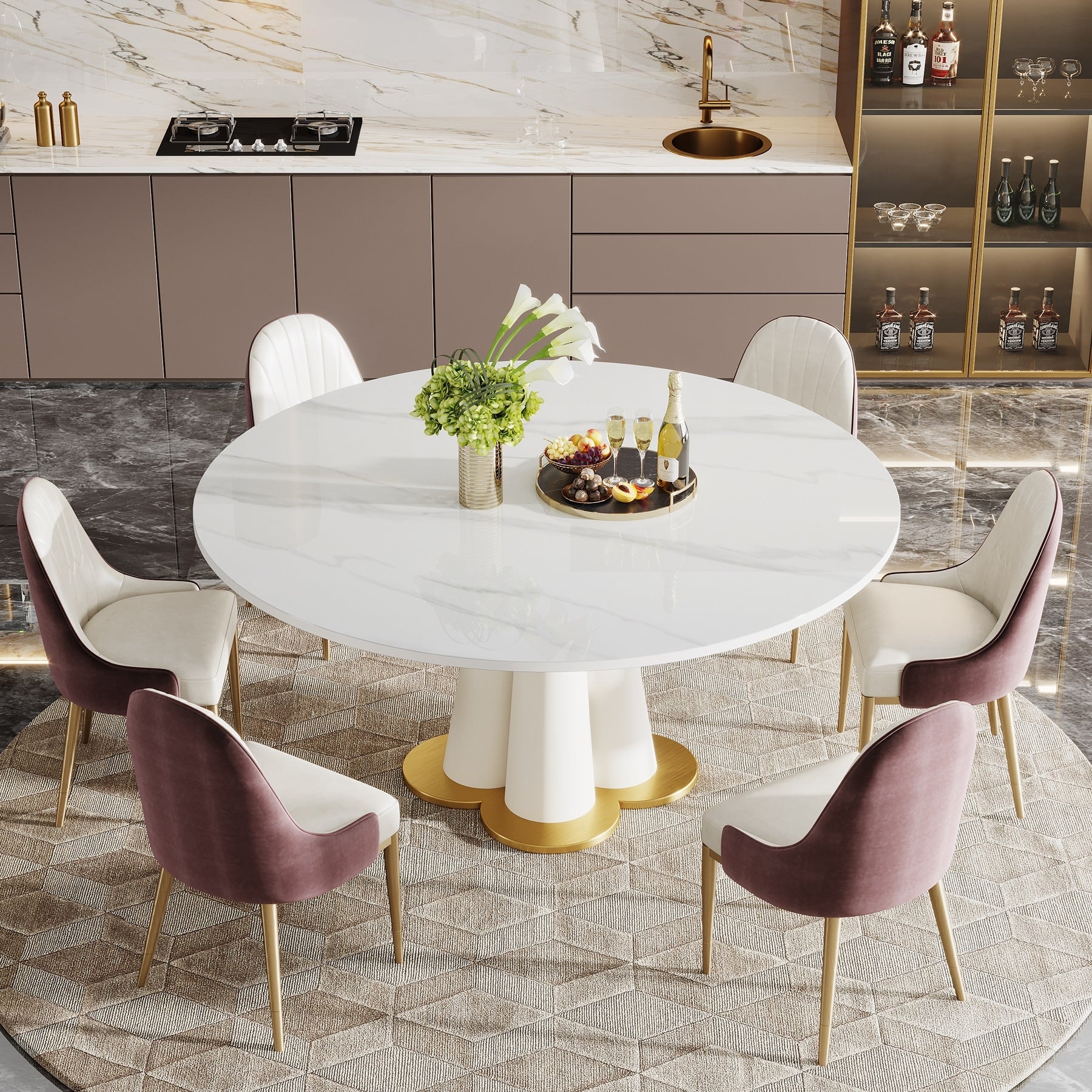 59-Round-Dining-Table-for-6,-Modern-Kitchen-Table -with-Sintered-Stone-Top-&-Four-Leaf-Clover-Stainless-Steel-Base.jpg