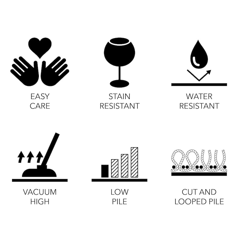 Grand Bazaar Elika Hand Tufted Abstract Transitional Area Rug