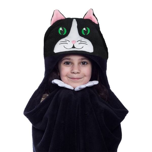 Shop Comfy Critters Hooded Blanket Chloe The Cat Overstock