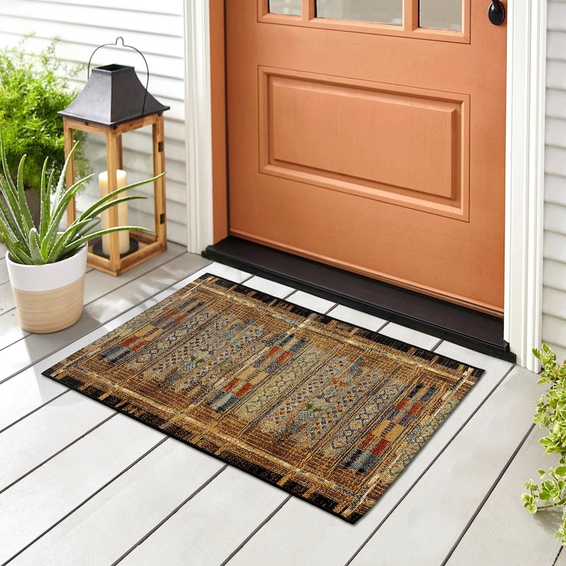 Liora Manne Esencia Tribal Stripe Indoor/Outdoor Mat