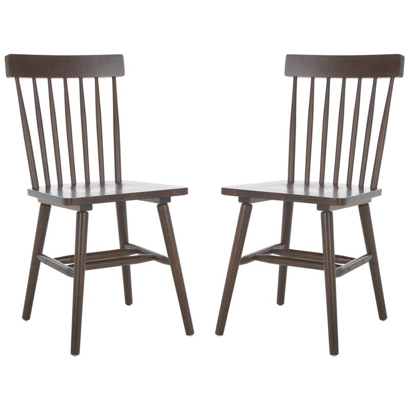 SAFAVIEH HOME Aziel Spindle Dining Chair (Set of 2) - 16"W x 20"D x 34"H