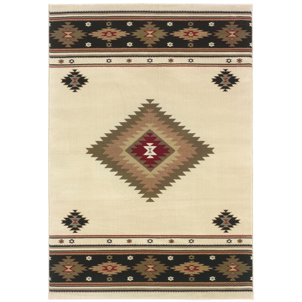 Style Haven Allegheny Southwestern Area Rug--