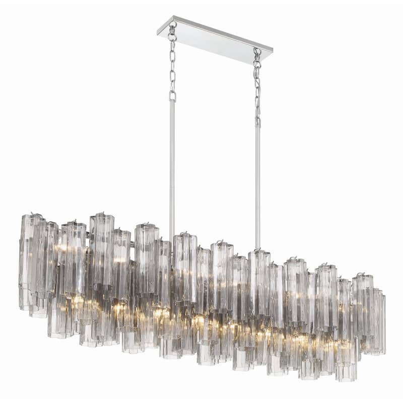 Crystorama Lighting Group ADD-317-SM Addis 14 Light 52" Wide Crystal