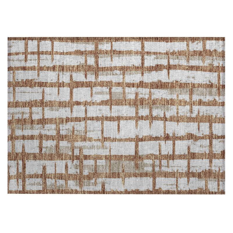 Machine Washable Indoor/ Outdoor Chantille Contemporary Ombre Rug