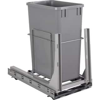 Hardware Resources EMBM Series Bottom Mount Single Bin Trash Can Pull
