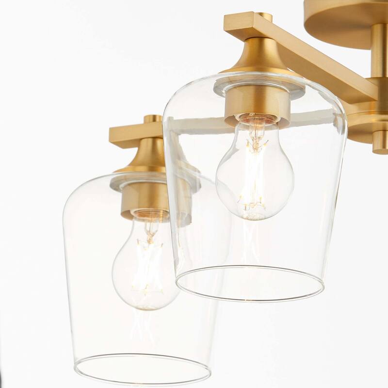 Quorum International 358-4 Veno 4 Light 22" Wide Semi-flush Ceiling