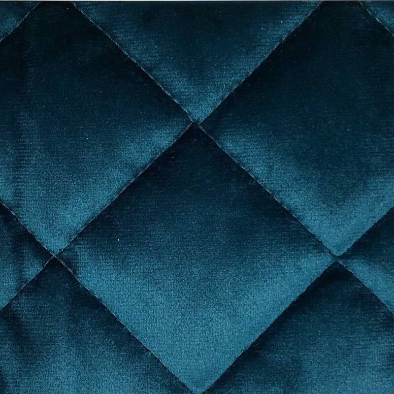 HiEnd Accents Velvet Diamond 3 Piece Quilt Set with Pillow Shams