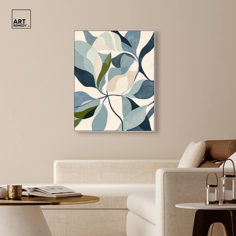 Woven Botanicals II Canvas by Art Remedy