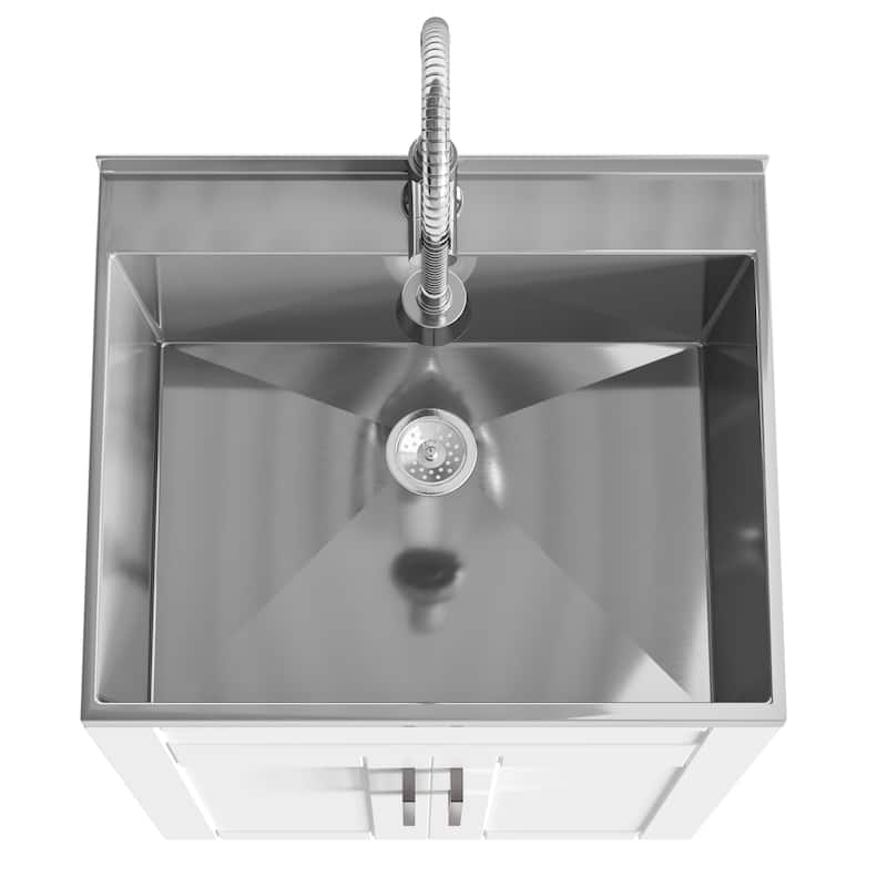 WYNDENHALL Hartland Utility Sink & Cabinet