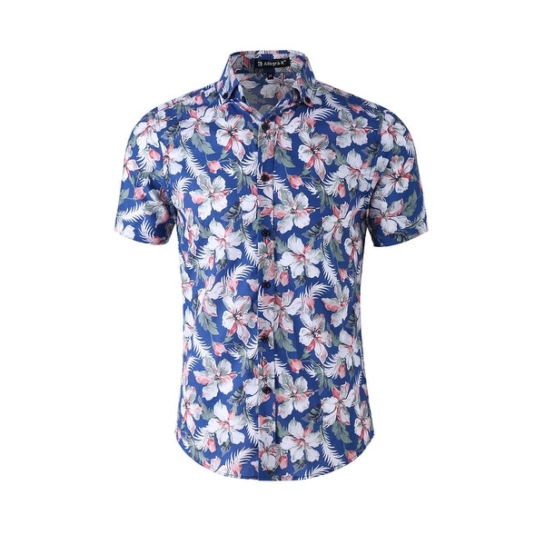 mens slim fit button down short sleeve