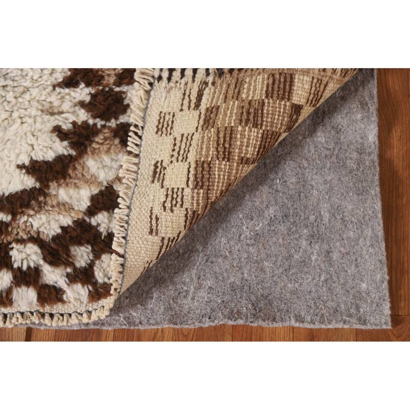 Anatolian Beige Turkish Runner Rug Handmade Oriental Wool Carpet - 2'8"x 10'8"