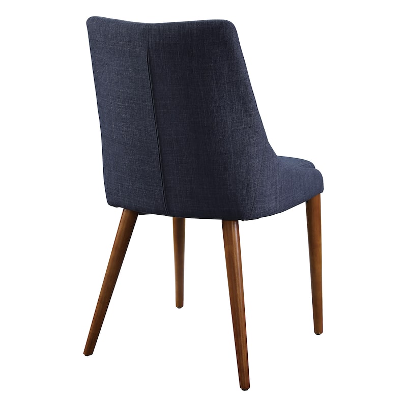 Palmer Mid-Century Modern Fabric Dining Chair in 2 Pack