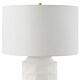 preview thumbnail 5 of 5, Uttermost Window Pane White Table Lamp - 28"H,   Shade 10"H x 17"Dia.