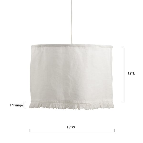 Grey fringe light shade outlet