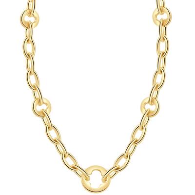 Yellow Gold Women's 24" Chain Necklace 32.1 Grams 9.5mm Thick