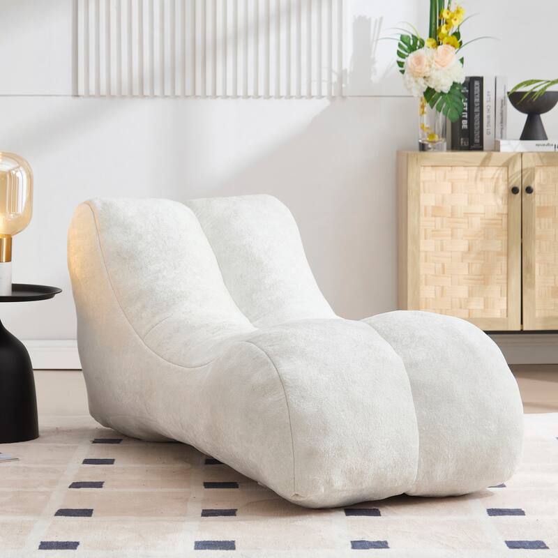 LivingRoom bean bag sofa chair - White
