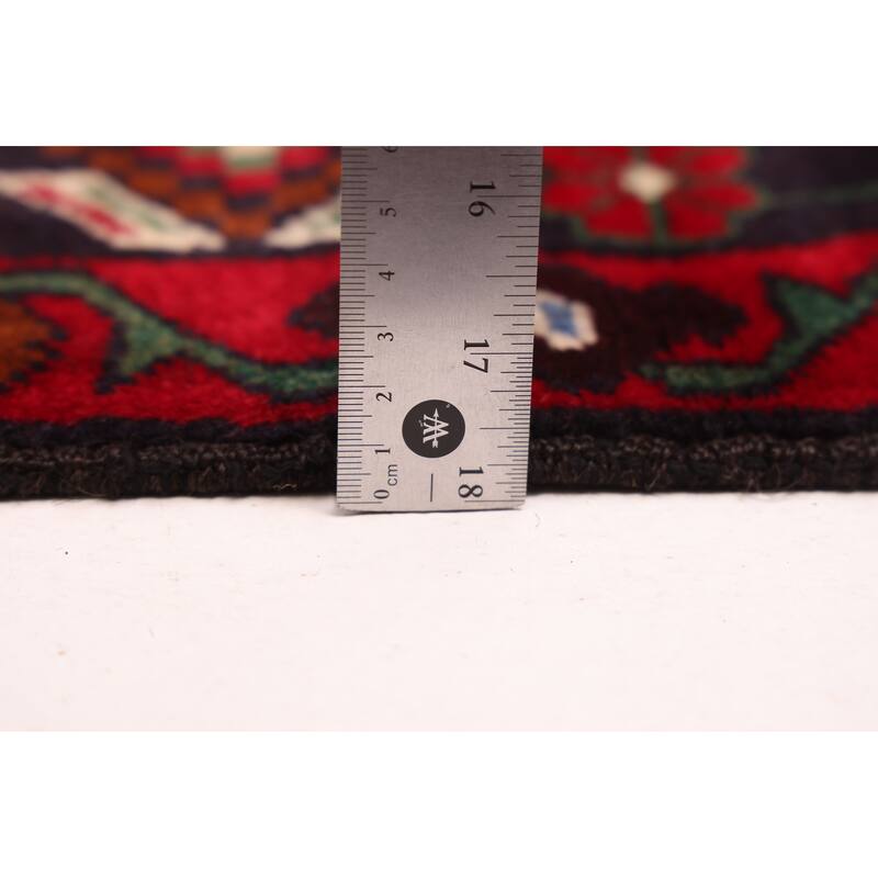 ECARPETGALLERY Hand-knotted Teimani Dark Navy Wool Rug - 3'7 x 6'6