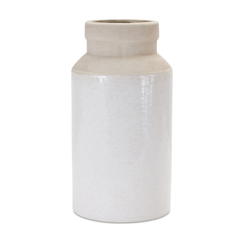 Two Tone Stoneware Vase (Set of 2)