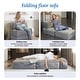 preview thumbnail 5 of 20, WOWMAX Convertible Folding Sofa Bed Folding Chair Bed with Back Bolster