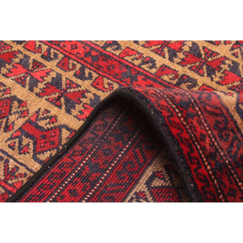 ECARPETGALLERY Hand-knotted Teimani Brown Wool Rug - 2'9 x 4'10