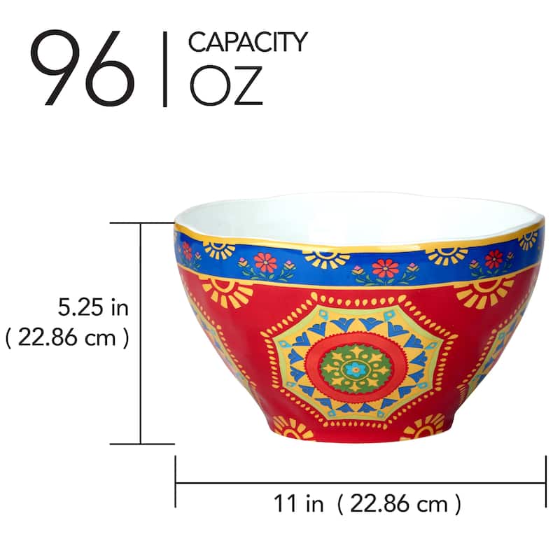 Certified International Spice Love Deep Bowl - 11" Diam x 5.25"