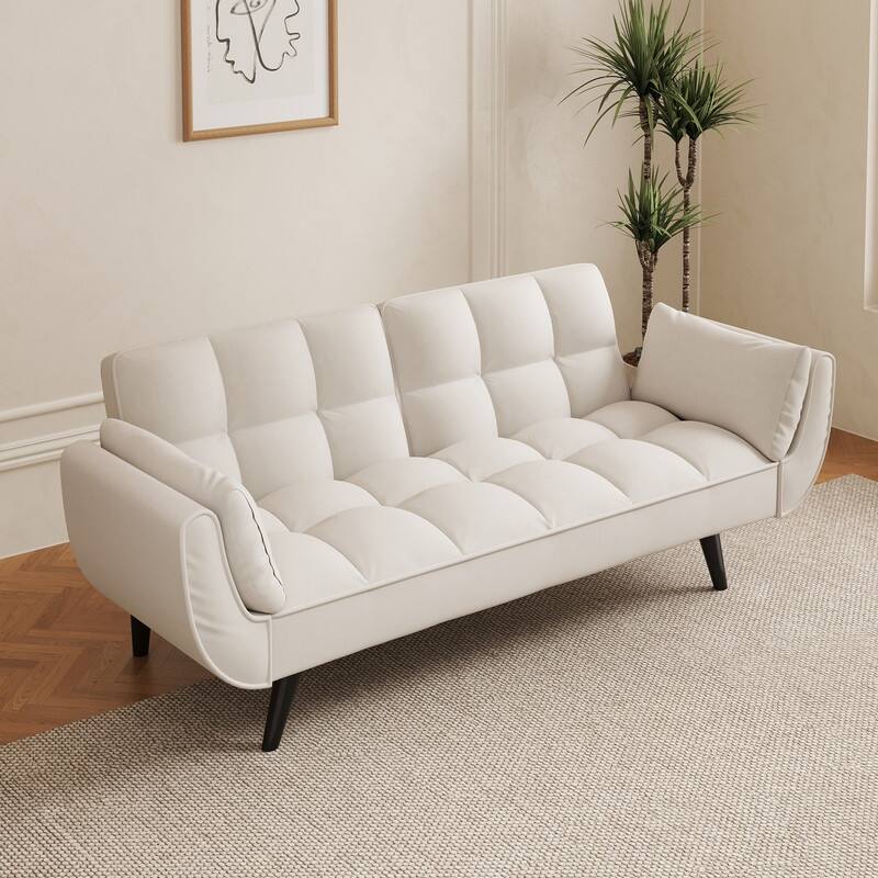 Adjustable square double sofa bed