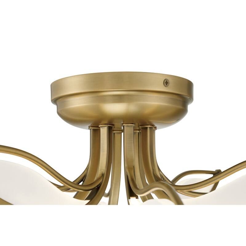 Minka Lavery 5655-L Papilio 21" Wide Semi-Flush Ceiling Fixture