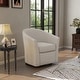 preview thumbnail 21 of 92, Modern Upholstered Swivel Barrel Chair Living Room Accent Chair