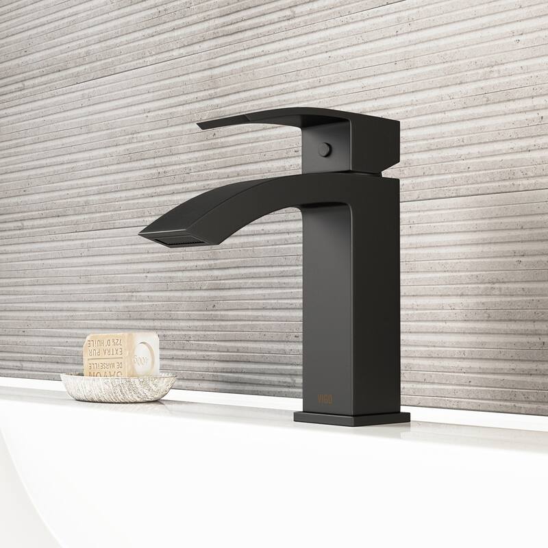 Vigo Satro 1.2 GPM Single Hole Bathroom Faucet