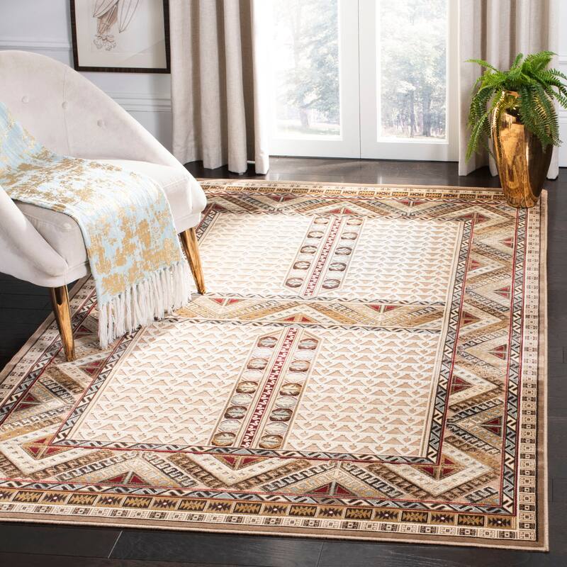 SAFAVIEH Paradise Natali Modern Viscose Rug - 5'3" x 7'6" - Ivory