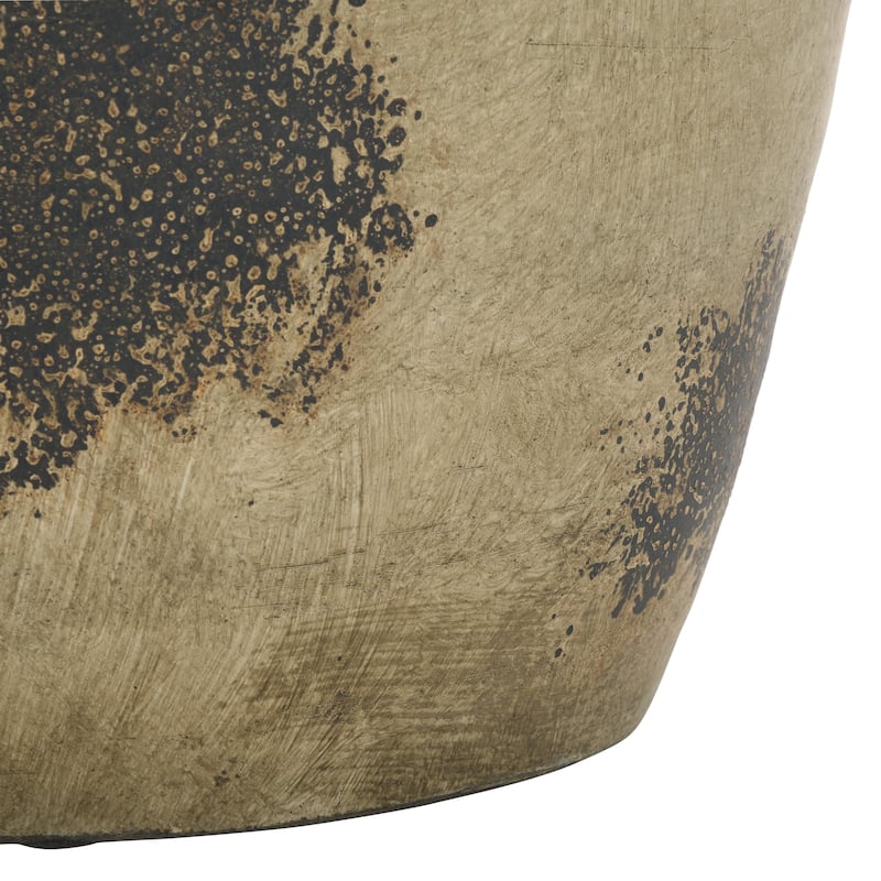SAFAVIEH Home Rhodes Weathered Grey Handcrafted Terracotta Vase Set of 2