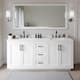 Option White / White Quartz Top / Matte Black Hardware