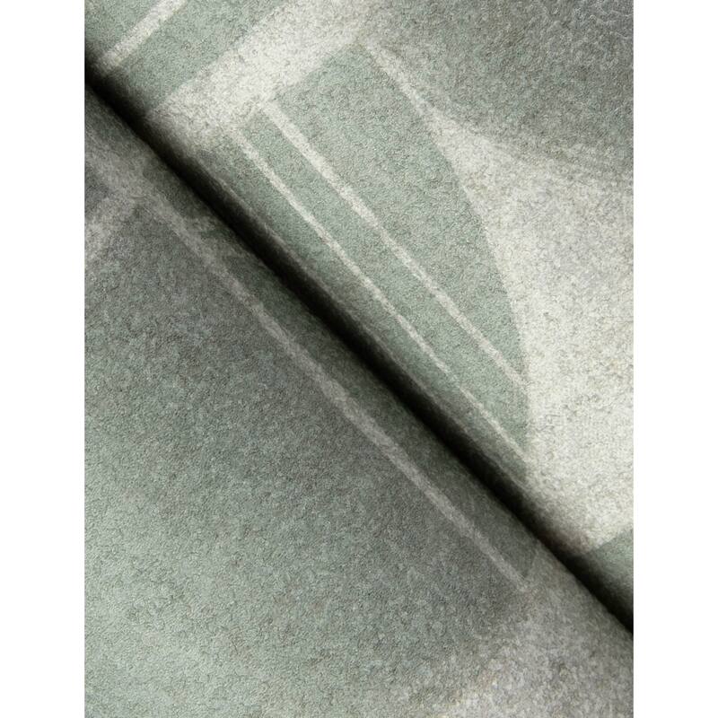 A-Street Prints Baxter Sea Green Semicircle Mosaic Wallpaper