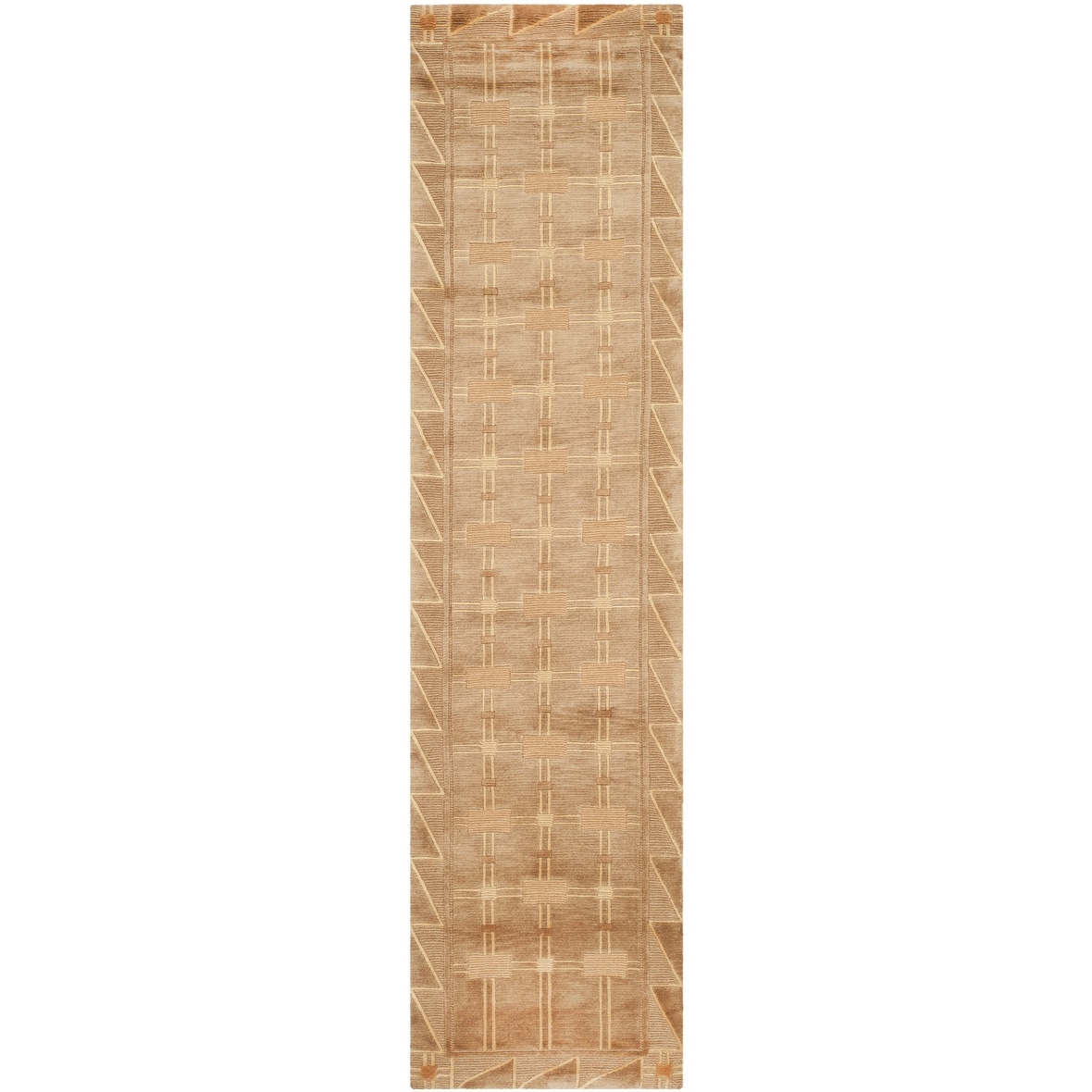 SAFAVIEH Couture Hand-knotted Tibetan Yoshie Modern Wool Rug
