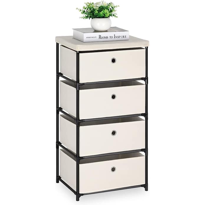 4 Drawers Storage Organizer - Beige