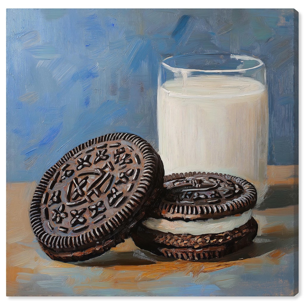 Ode to the Oreo Canvas by Art Remedy, Gallery Wrapped