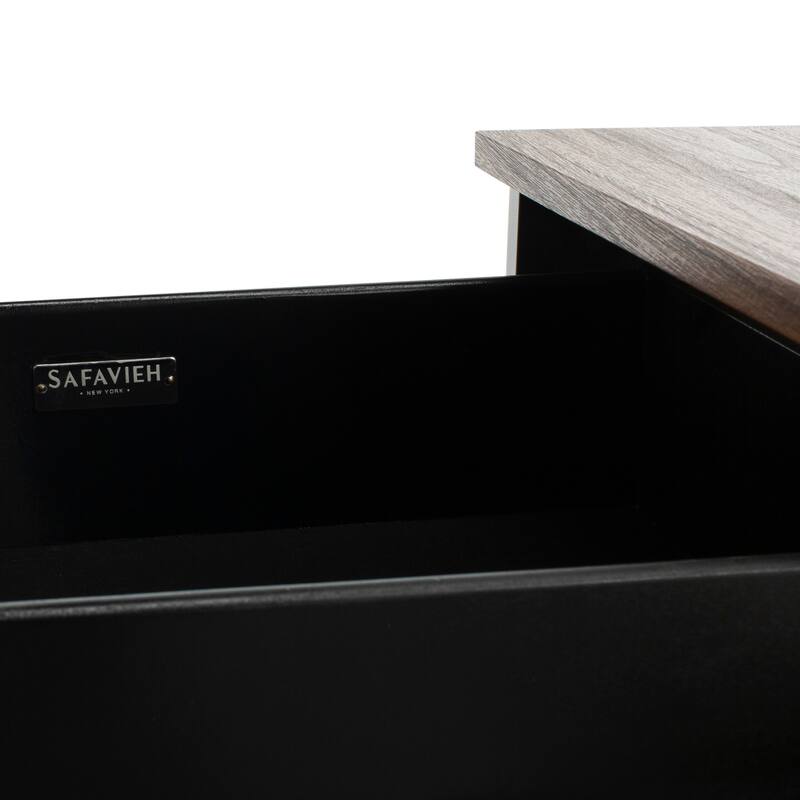 SAFAVIEH Ruthie Bench with Storage - 47.3" x 16" x 24" - 47Wx16Dx24H
