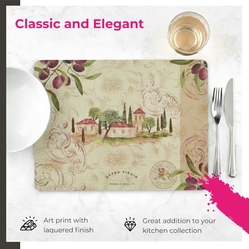 Portmeirion Olive Orchard Placemats, Set of 4