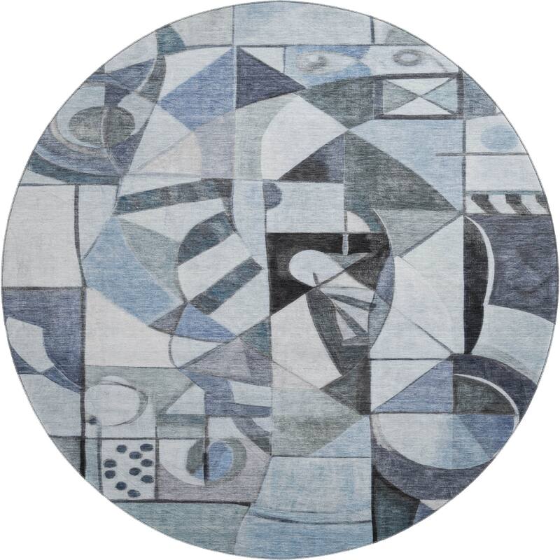 Premium Washable Super Soft Mosaic Contemporary Mayfield Rug