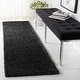 preview thumbnail 113 of 166, SAFAVIEH August Shag Solid 1.2-inch Thick Area Rug 2'3" x 10' Runner - Charcoal