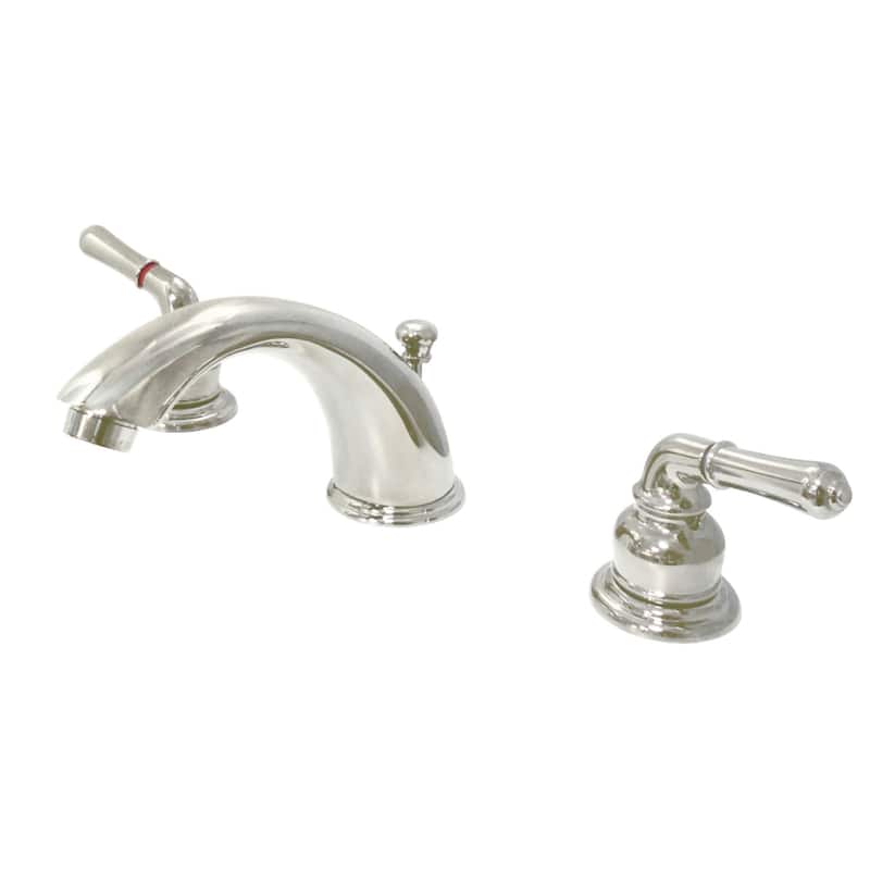 Kingston Brass Magellan 1 GPM Widespread Bathroom Faucet with Double - Polished Nickel