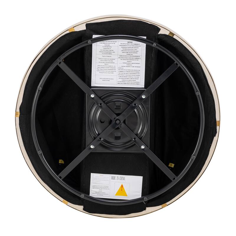 360 Degree Swivel Accent Chair Lounge Chair, Modern Barrel Chair Over-Sized Soft Chair with Seat Cushion