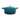 Artisan 5 Qt Round Dutch Oven - Teal Ombre - Enamel - Brushed SS Hollow Knob - Cast Iron