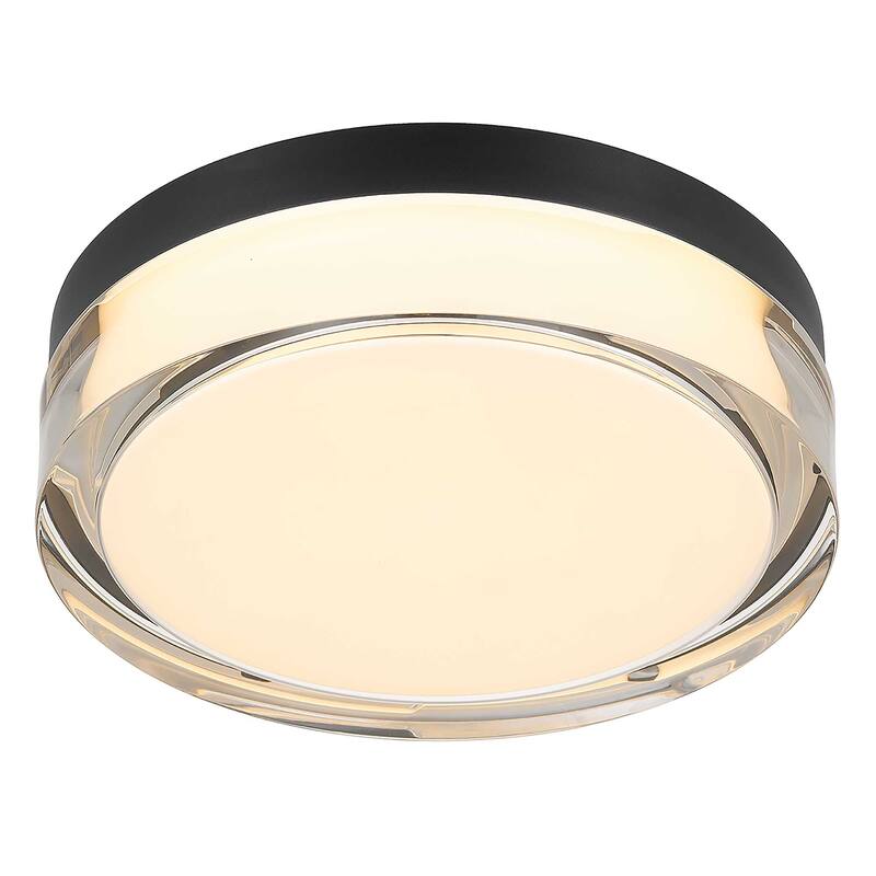 9 Inch LED Flush Mount Light Acrylic Diffuser Dimmable 1500 Lumens