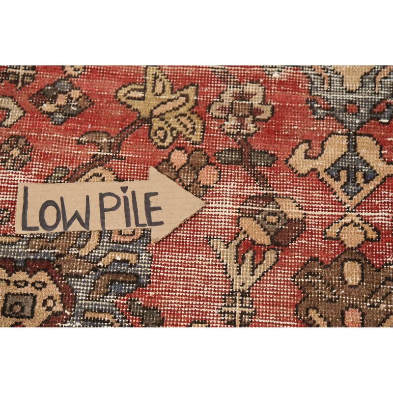 Hand Knotted Oriental 100% Wool Carpet Traditional Floral Oranges & Rust Bakhtiari Area Rug - 6' 2'' X 4' 7''