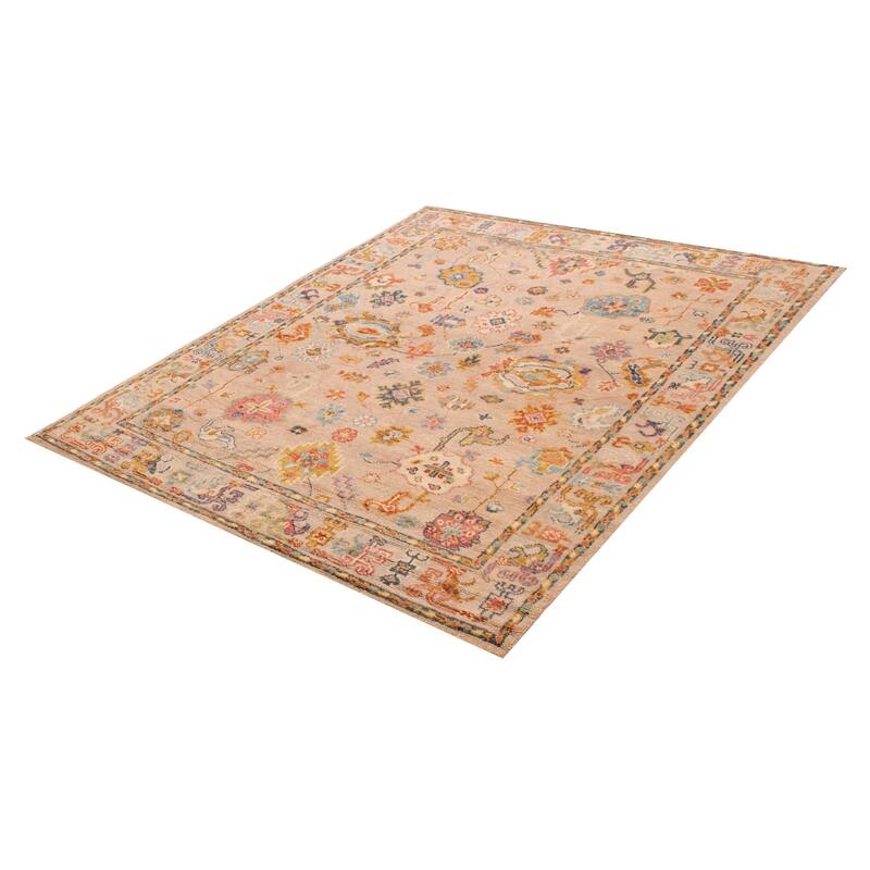 ECARPETGALLERY Hand-knotted Jules Serapi Beige Wool Rug - 8'2 x 9'11