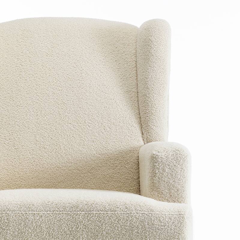 Swivel Wingback Glider Rocker Nursery Recliner Chair