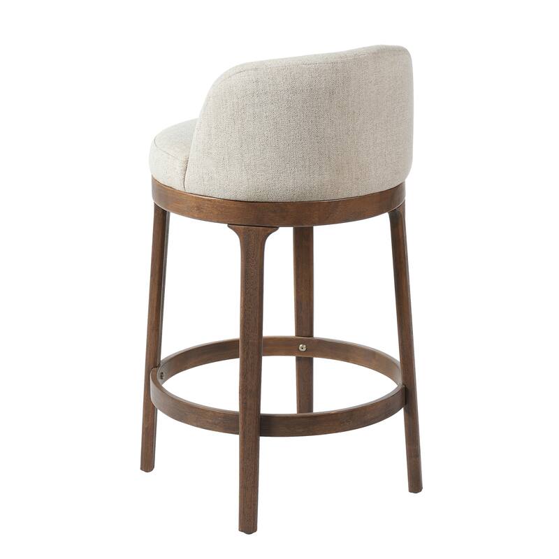 Christopher Knight Home - Chole Modern Wooden Upholstered Counter Stool