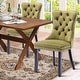 preview thumbnail 43 of 99, High-end Tufted Velvet Upholstered Nailhead Dining Chair Set of 6 Set of 2 - Olive Green