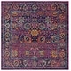 preview thumbnail 10 of 15, SAFAVIEH Granada Meagan Distressed Vintage Boho Oriental Rug 3' Square - Fuchsia/Multi - Square
